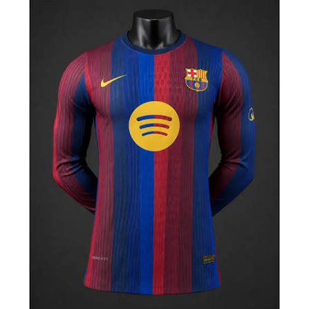 Barcelona Full Sleeve Home Authentic Jersey 2026-27